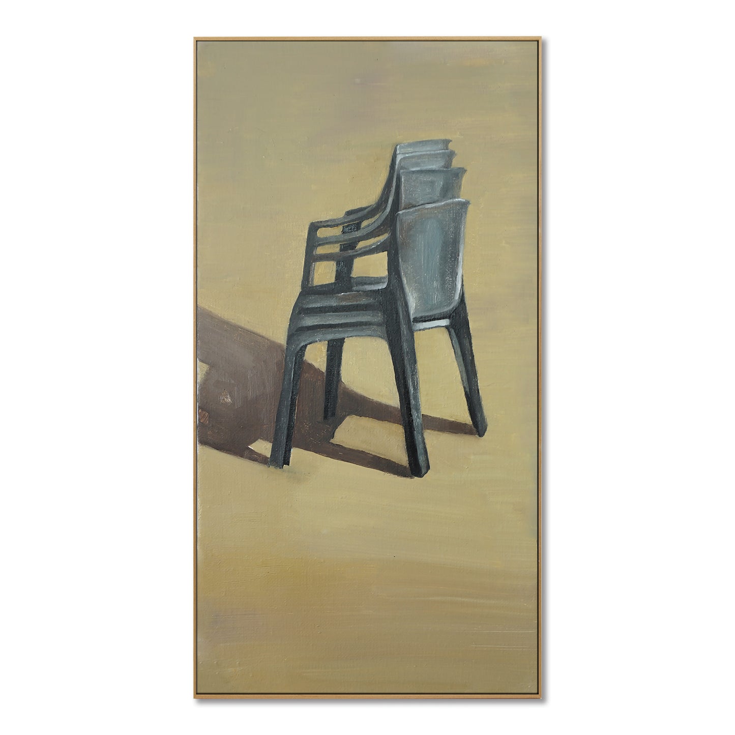 "solitary and Crowd (4)" hand-stretched canvas prints
