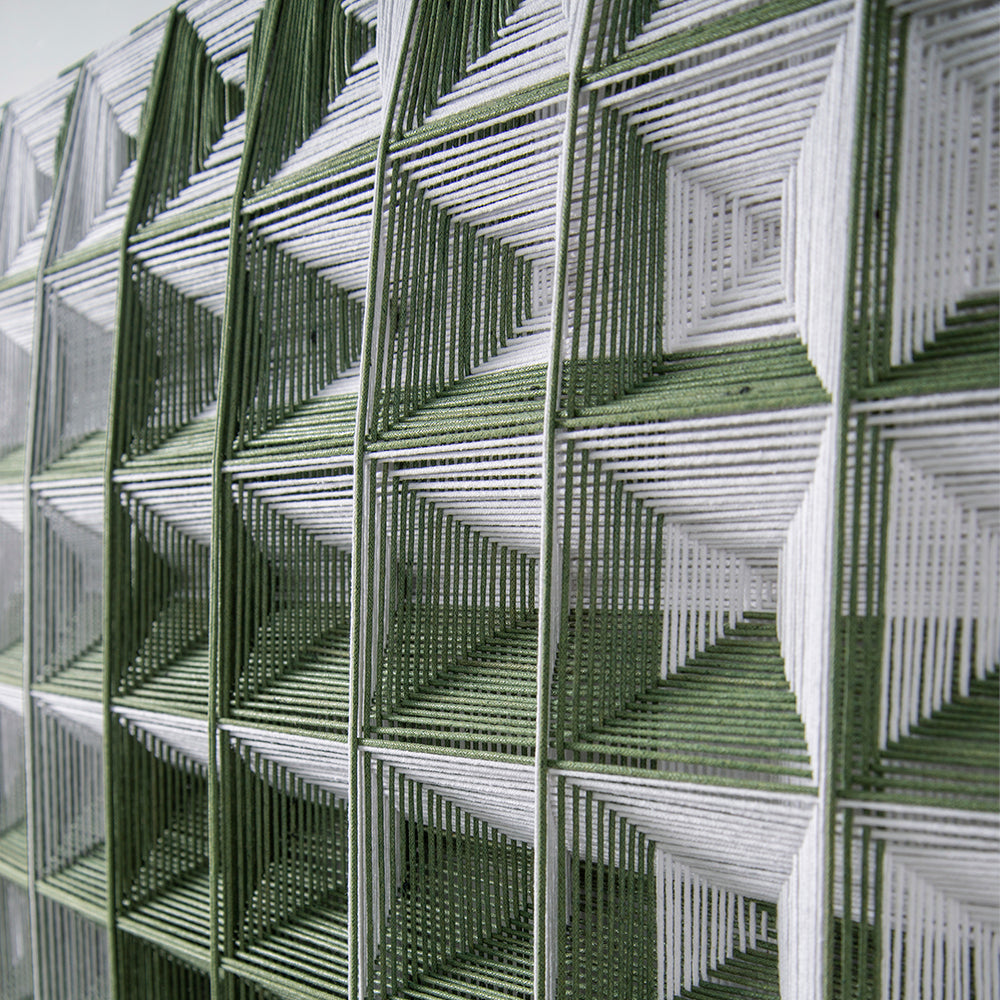 Three-dimensional weaving  installation art