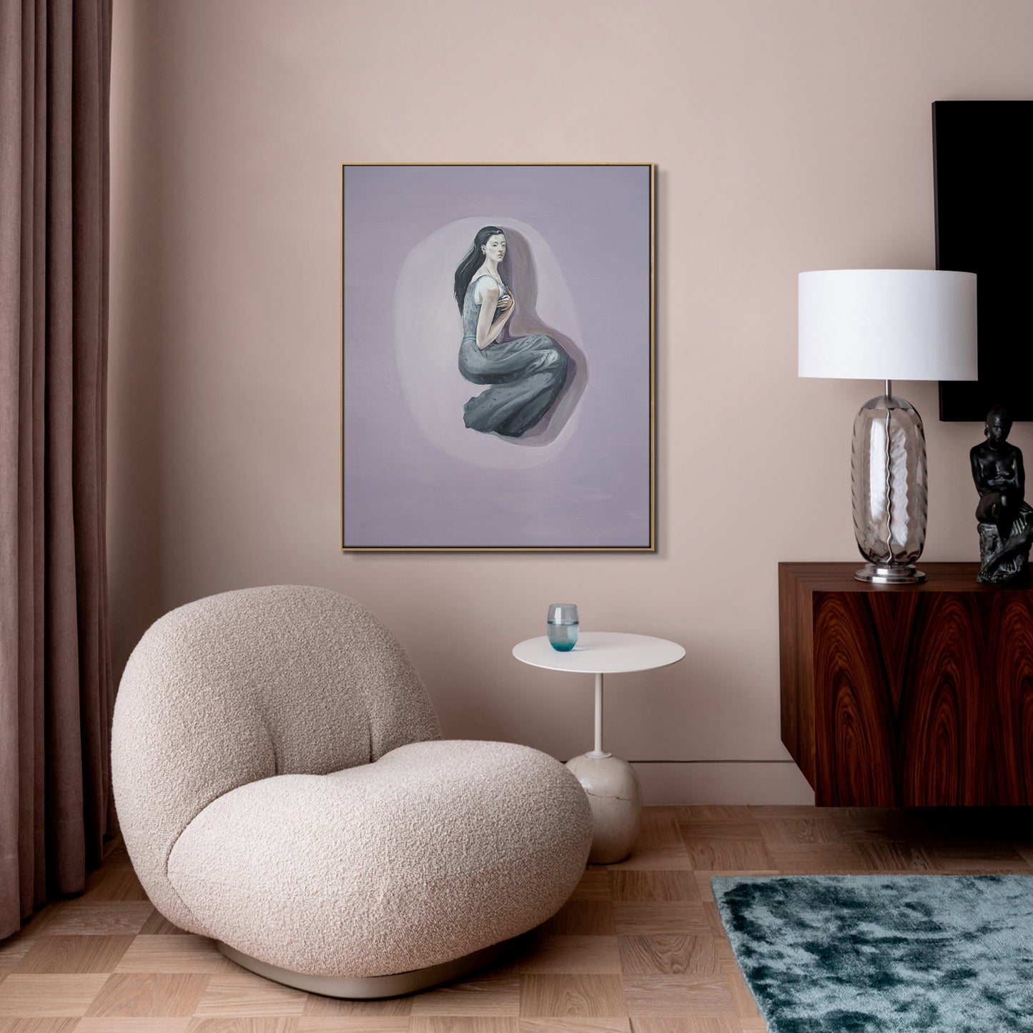 "solitary and Crowd (7)" hand-stretched canvas prints