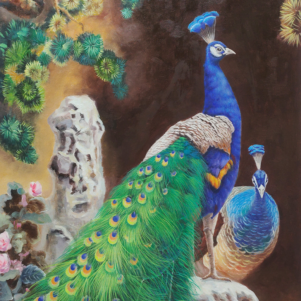 ”peacock“  Acrylic Painting