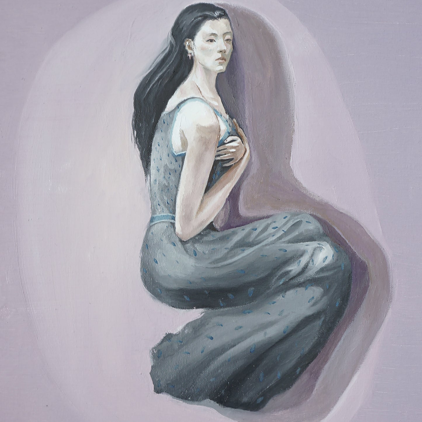 "solitary and Crowd (7)" hand-stretched canvas prints