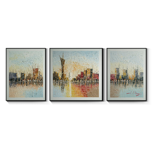 “city”Acrylic Painting