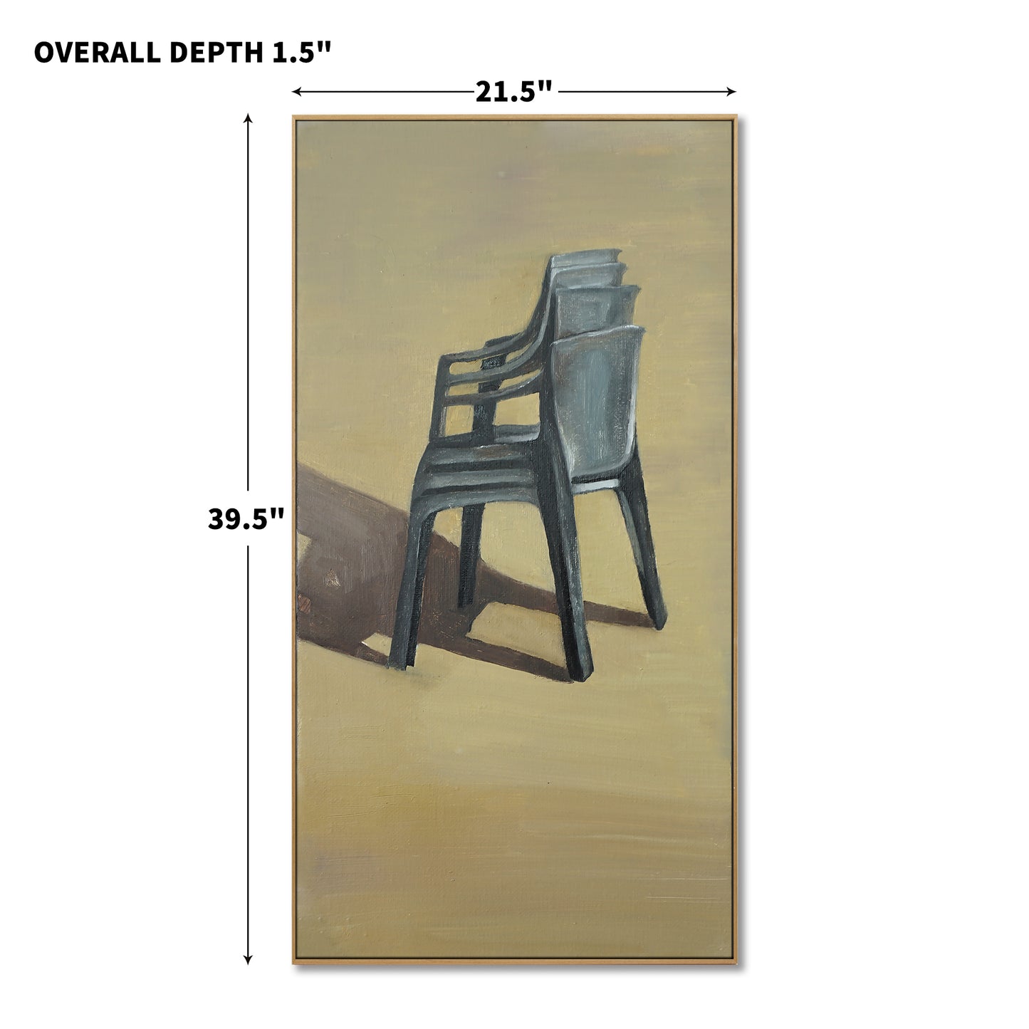 "solitary and Crowd (4)" hand-stretched canvas prints
