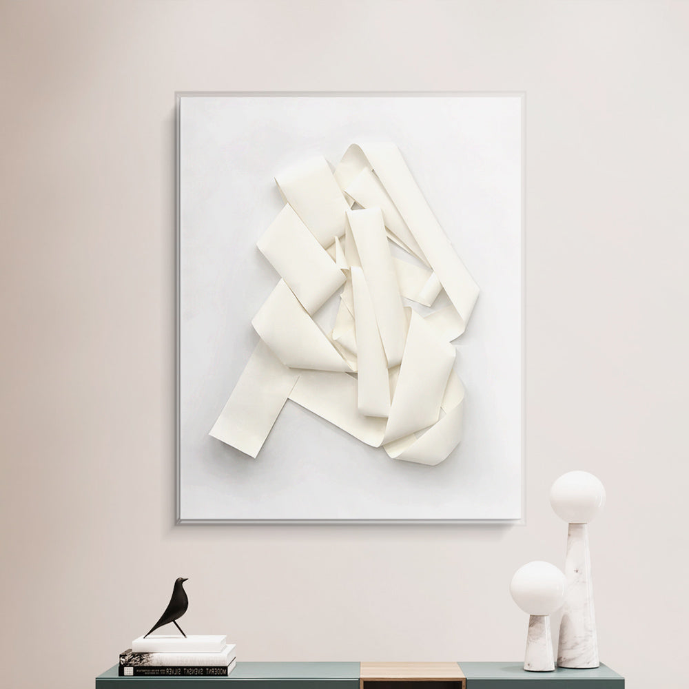 White Paper Hand-made Installation Art