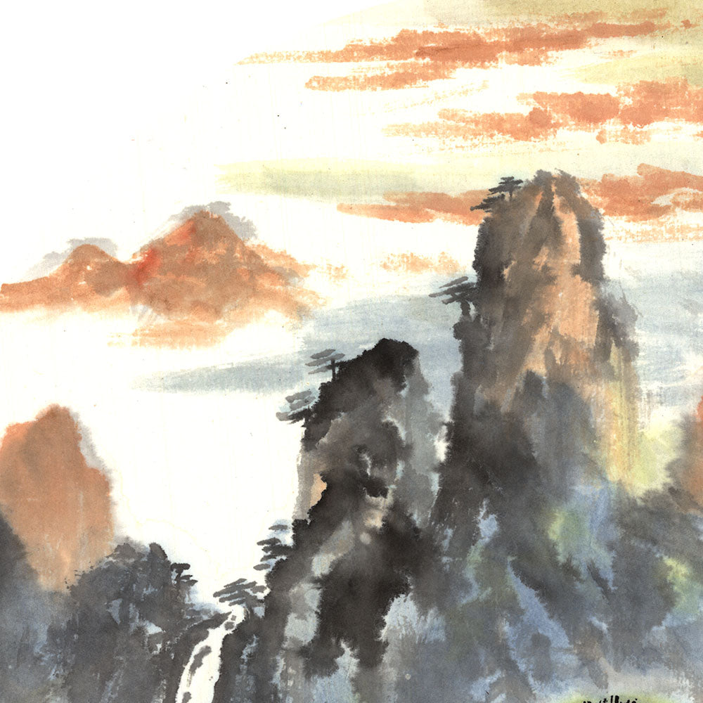 Ink Landscape (4)-Puyue Zhang
