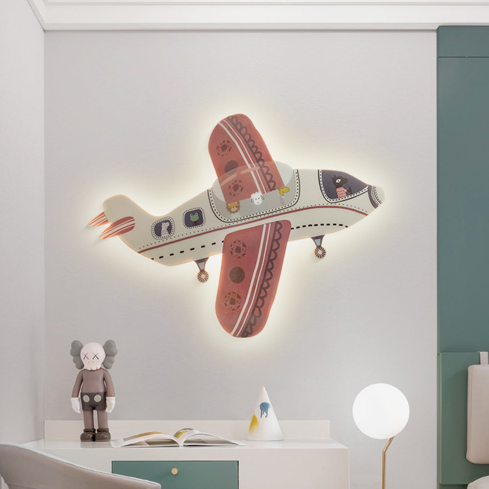 Airplane Model Lighting Installation Art