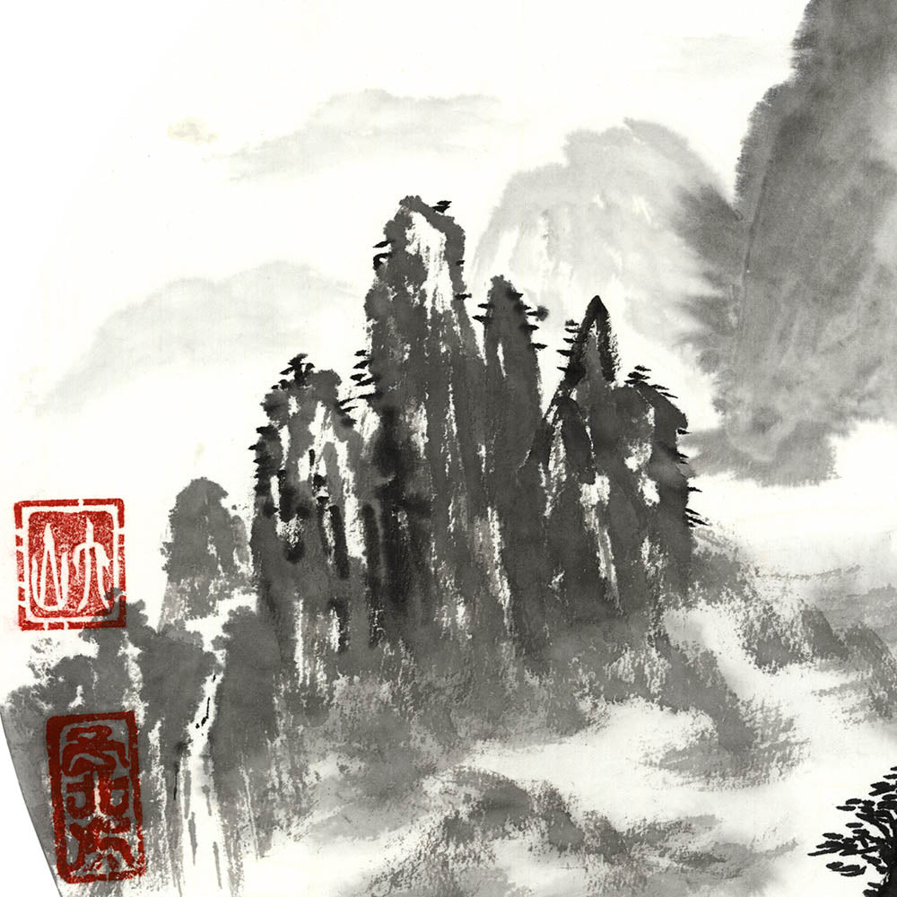 Ink Landscape (21)-Puyue Zhang