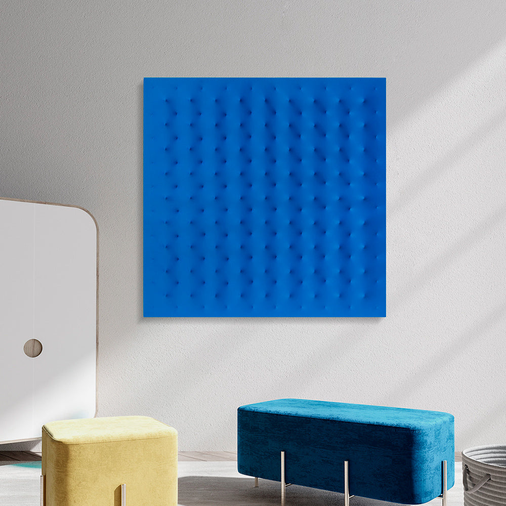 Blue Square Fabric Installation Art