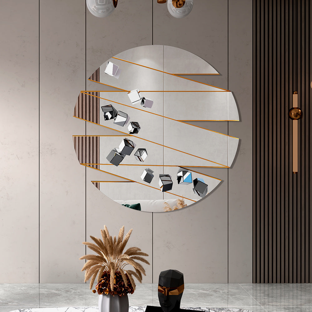 Mirror Acrylic Installation Art
