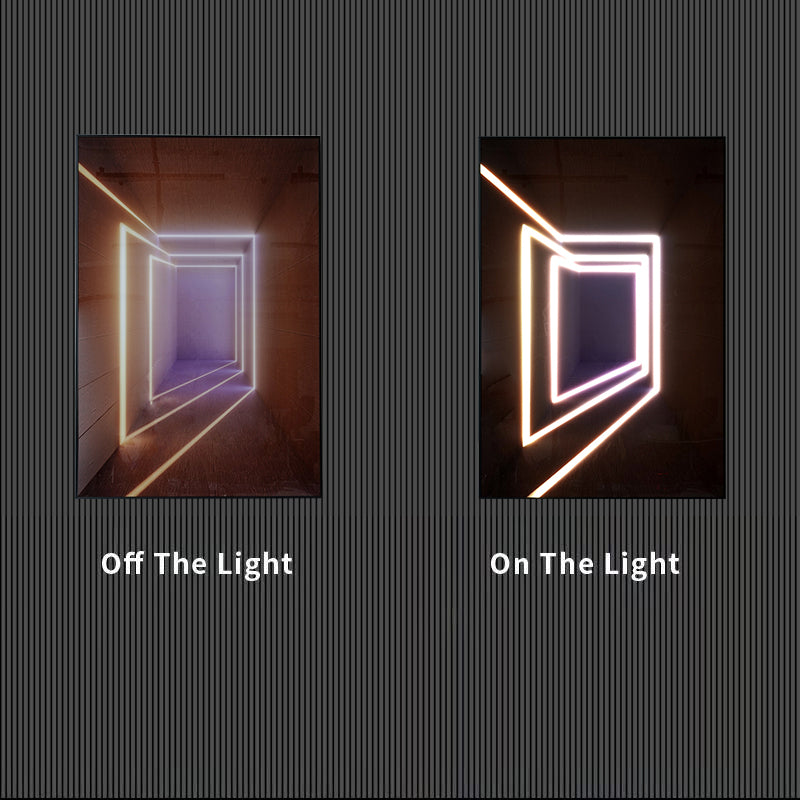 Geometric Space Lighting Installation Art