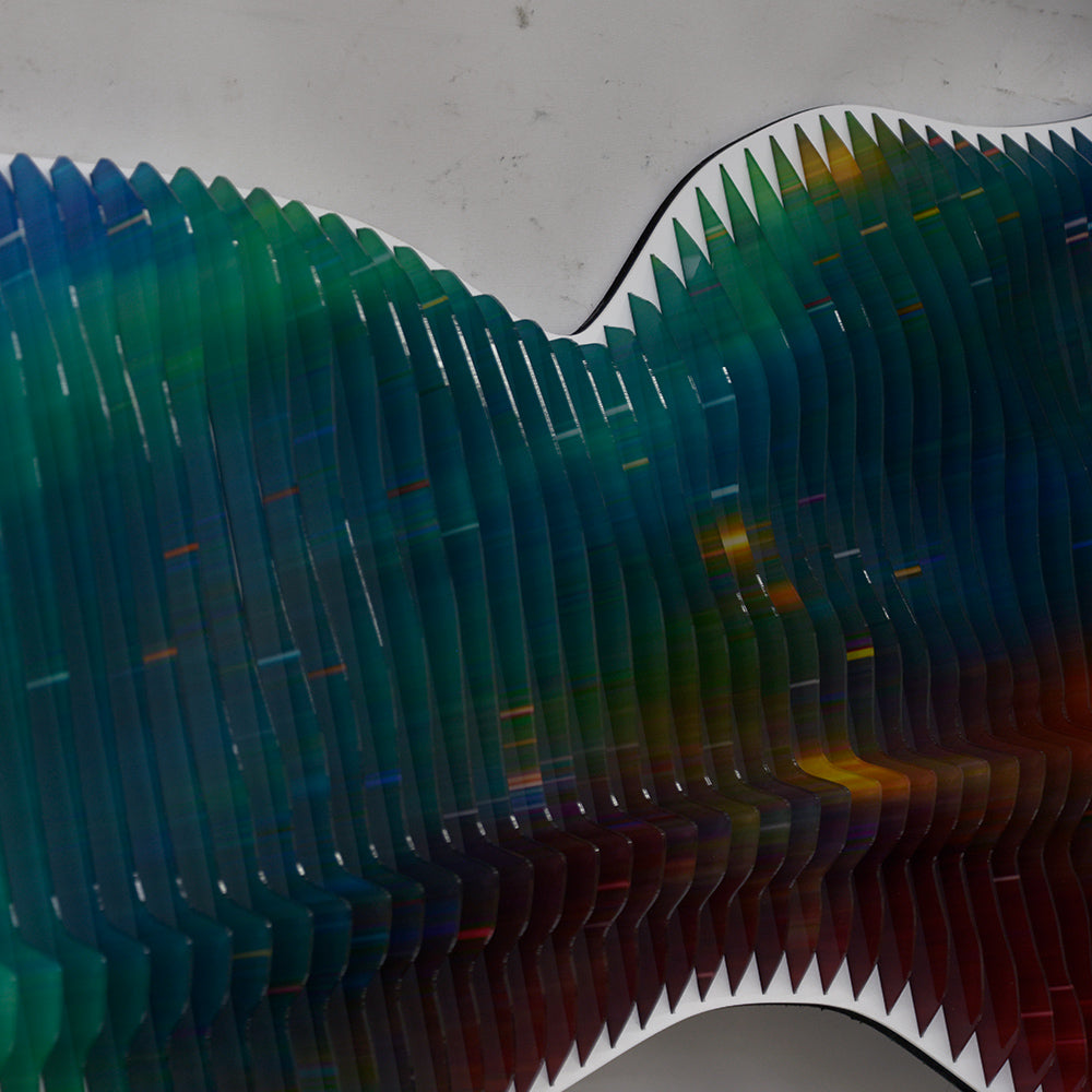 Colorful Oddly Shaped Acrylic Installation Art