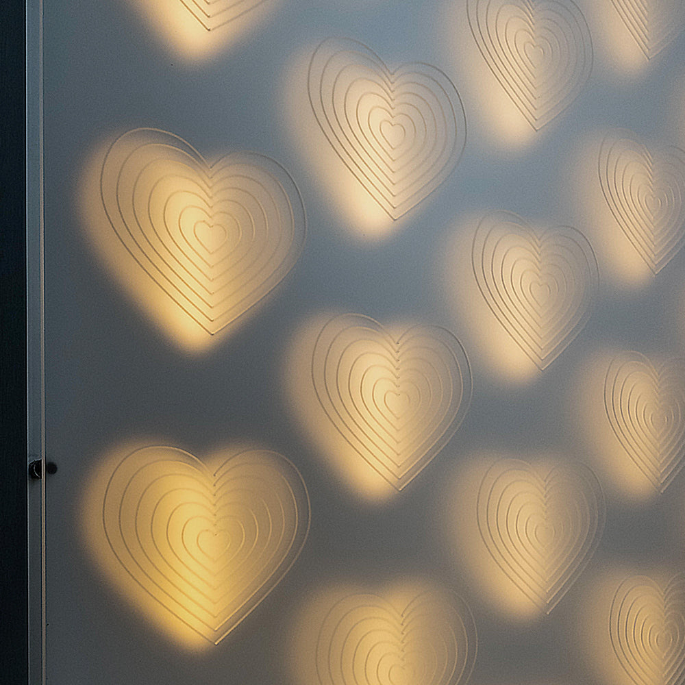Frosted Heart Lighting Installation Art