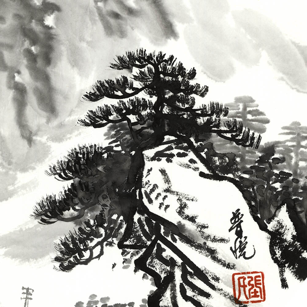Ink Landscape (16)-Puyue Zhang
