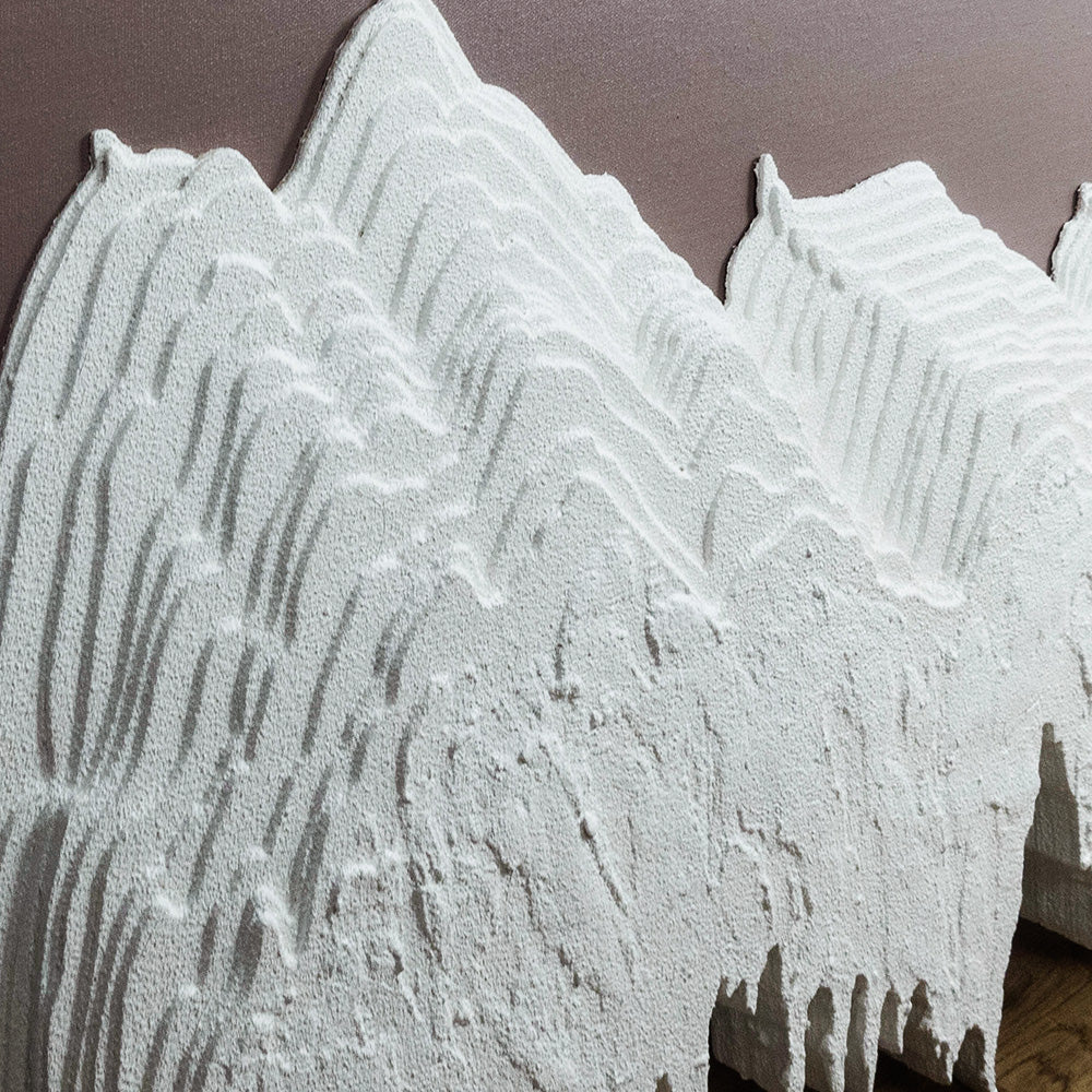 Snow Mountain Sandstone Installation Art