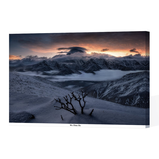 Snow Mountain Landscape (3)-Wuchao Du
