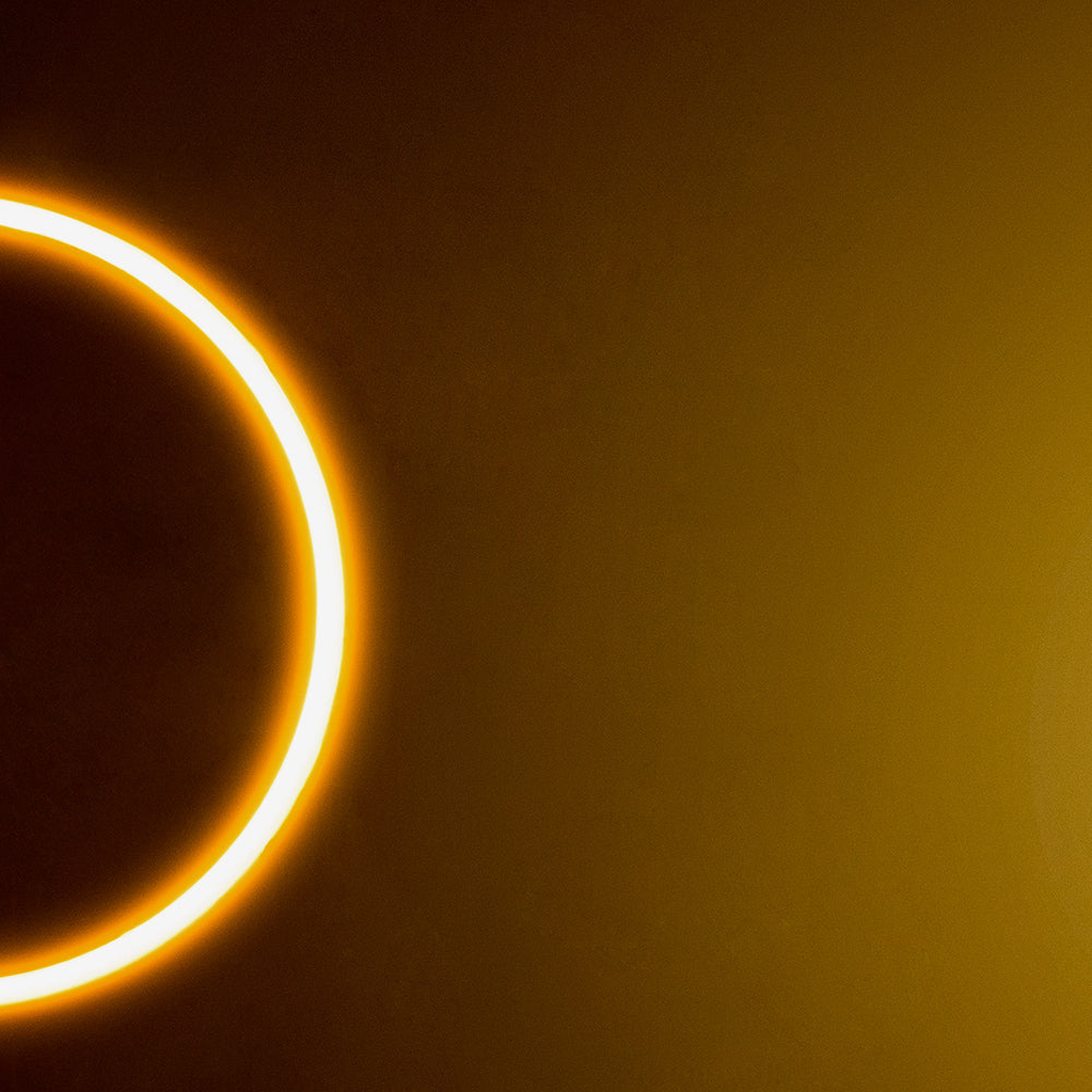 Circular Light Installation Art