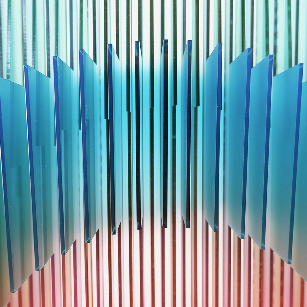 Rainbow Circle Acrylic Installation Art
