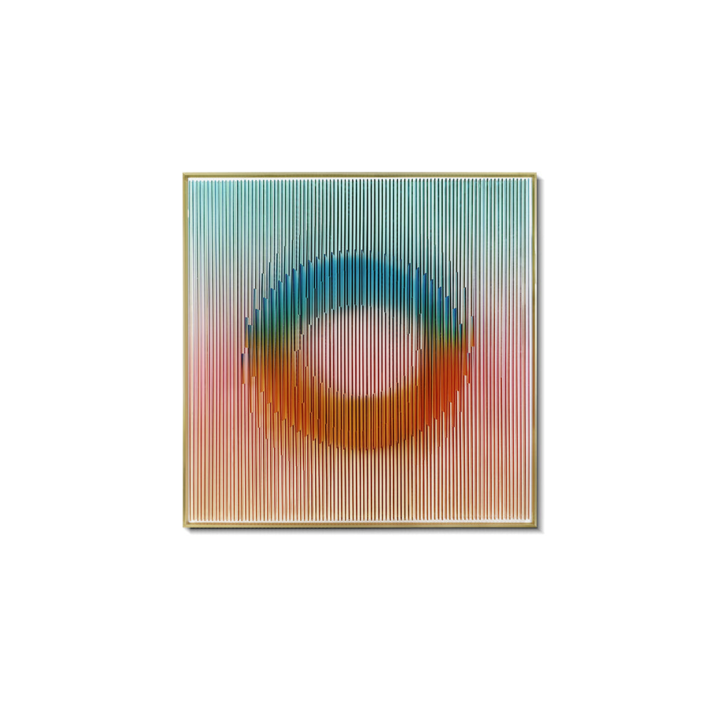 Rainbow Circle Acrylic Installation Art