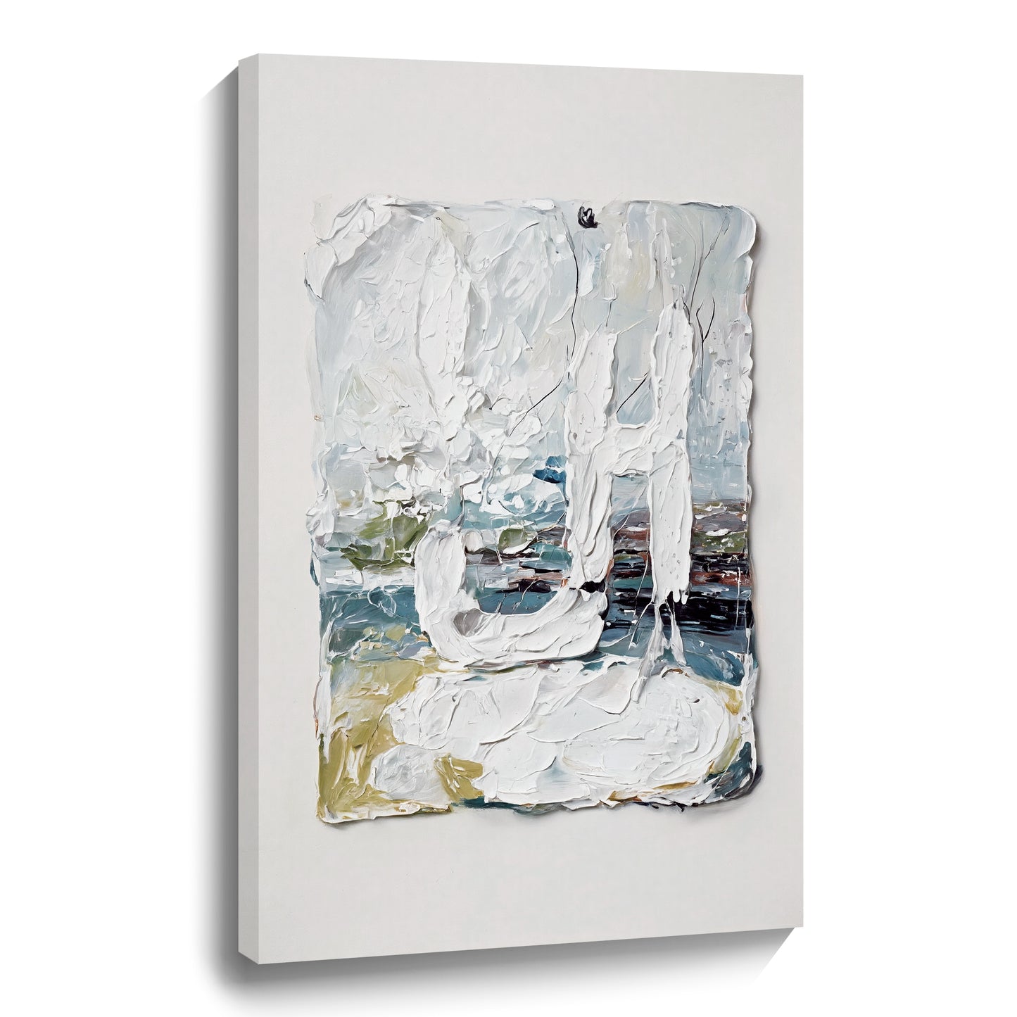 Modern abstract wall art, hand-painted oil painting