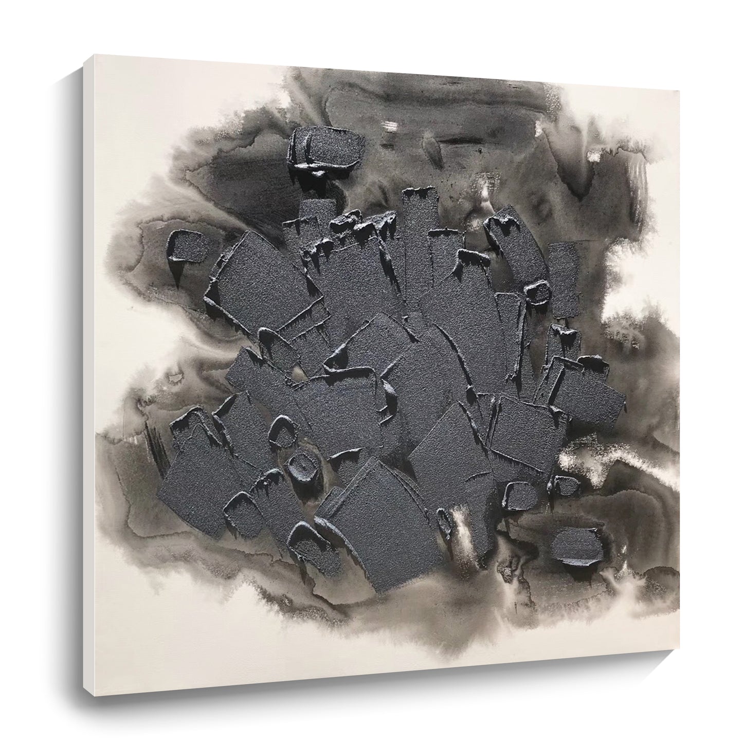 Modern abstract wall art, hand-painted oil painting