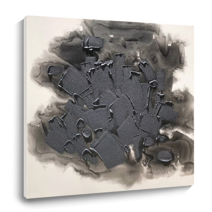 Modern abstract wall art, hand-painted oil painting
