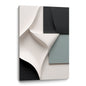 Beige, black, and dark greenWall Sculptures, 3D Wood Wall Art, Minimalist Wall Hanging Home Decor