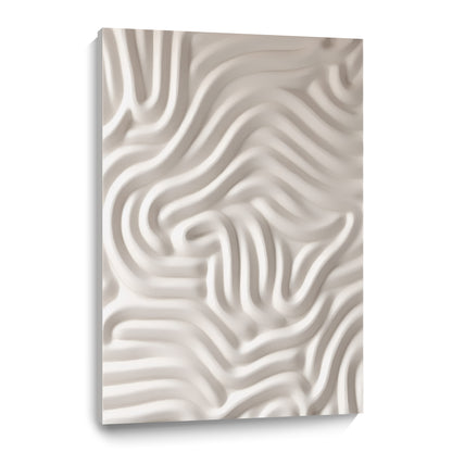 Beige Wall Sculptures, 3D Wood Wall Art, Minimalist Wall Hanging Home Décor