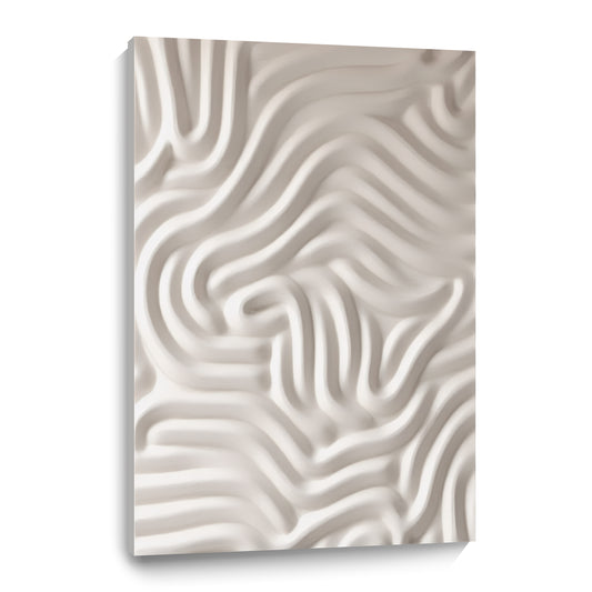 Beige Wall Sculptures, 3D Wood Wall Art, Minimalist Wall Hanging Home Décor