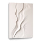 Beige Wall Sculptures, 3D Wood Wall Art, Minimalist Wall Hanging Home Decor