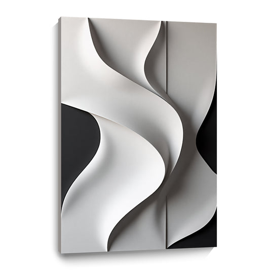 Beige and black Wall Sculptures, 3D Wood Wall Art, Minimalist Wall Hanging Home Decor