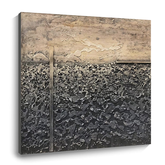 Modern abstract wall art, hand-painted oil painting