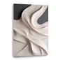 Beige and black Wall Sculptures, 3D Wood Wall Art, Minimalist Wall Hanging Home Decor