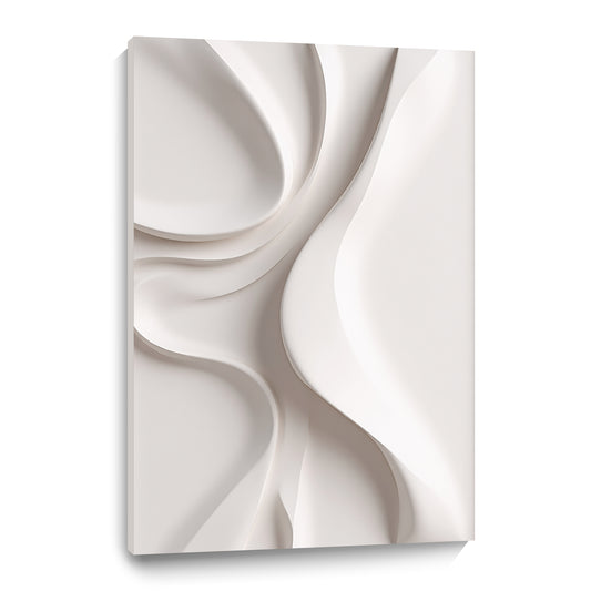 Beige Wall Sculptures, 3D Wood Wall Art, Minimalist Wall Hanging Home Decor