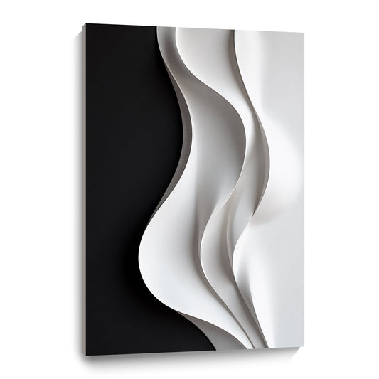 Beige and black Wall Sculptures, 3D Wood Wall Art, Minimalist Wall Hanging Home Decor