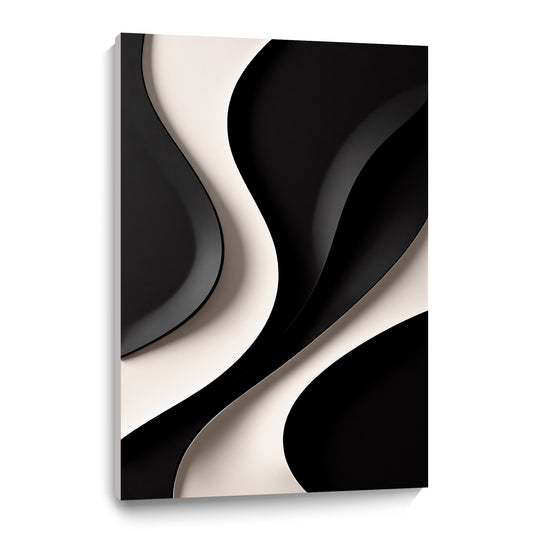 Beige and black Wall Sculptures, 3D Wood Wall Art, Minimalist Wall Hanging Home Decor