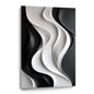 Beige and black Wall Sculptures, 3D Wood Wall Art, Minimalist Wall Hanging Home Decor