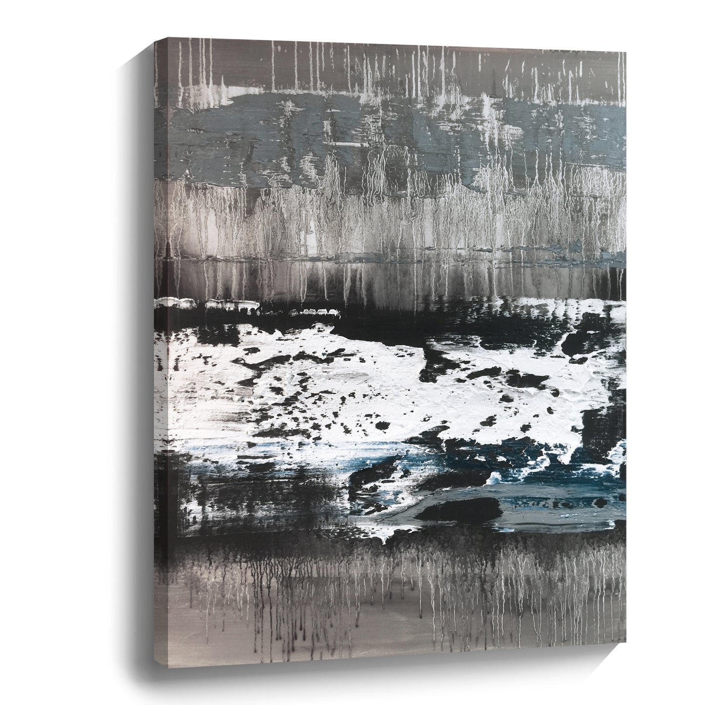 Modern abstract wall art, hand-painted oil painting