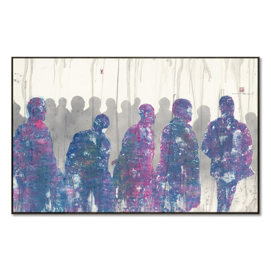 "Ink form 4" framed canvas prints