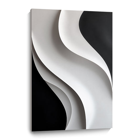 Beige and black Wall Sculptures, 3D Wood Wall Art, Minimalist Wall Hanging Home Decor