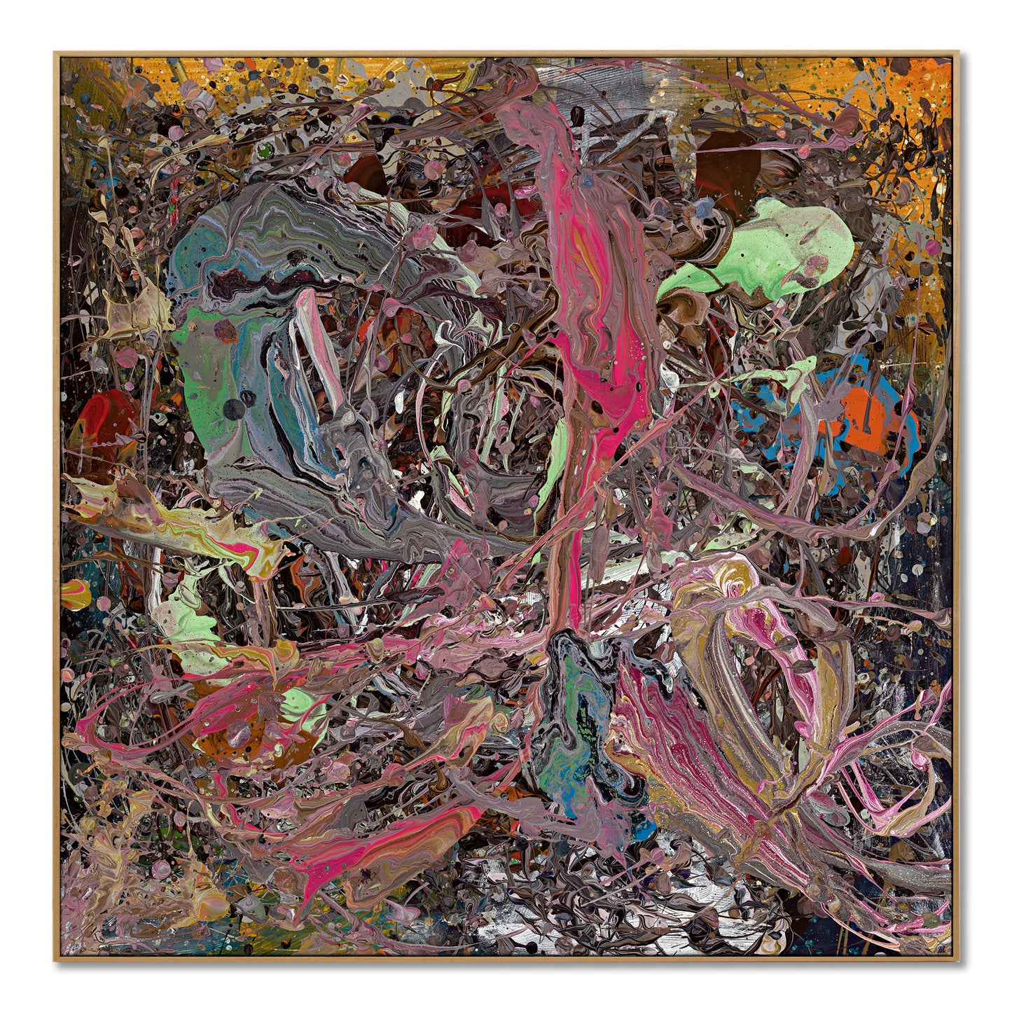 "Abstract 2"hand-stretched framed prints
