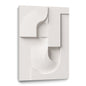 Beige Wall Sculptures, 3D Wood Wall Art, Minimalist Wall Hanging Home Decor