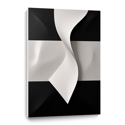 Beige and black Wall Sculptures, 3D Wood Wall Art, Minimalist Wall Hanging Home Decor