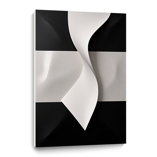 Beige and black Wall Sculptures, 3D Wood Wall Art, Minimalist Wall Hanging Home Decor
