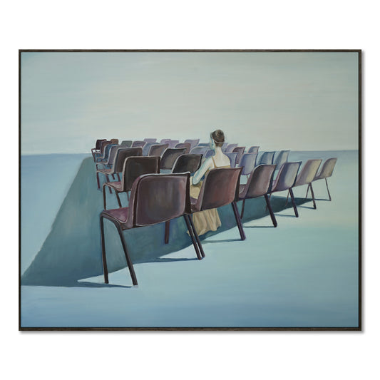 "solitary and Crowd (6)" hand-stretched canvas prints