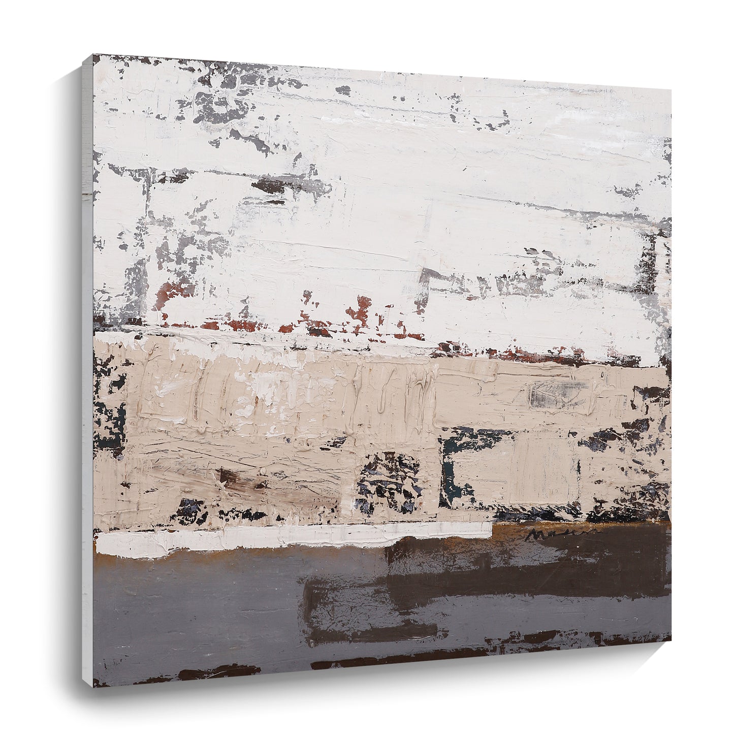 Modern abstract wall art, hand-painted oil painting