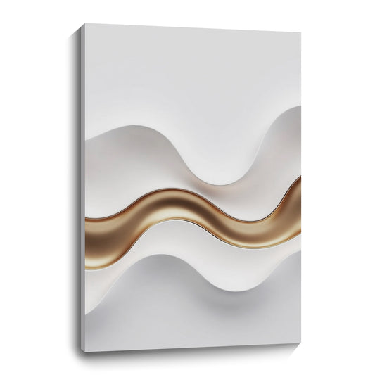 Beige and brown wall sculptures, 3D wooden wall art, simple wall-hung home decoration.