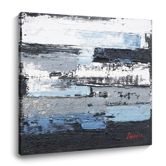 Modern abstract wall art, hand-painted oil painting