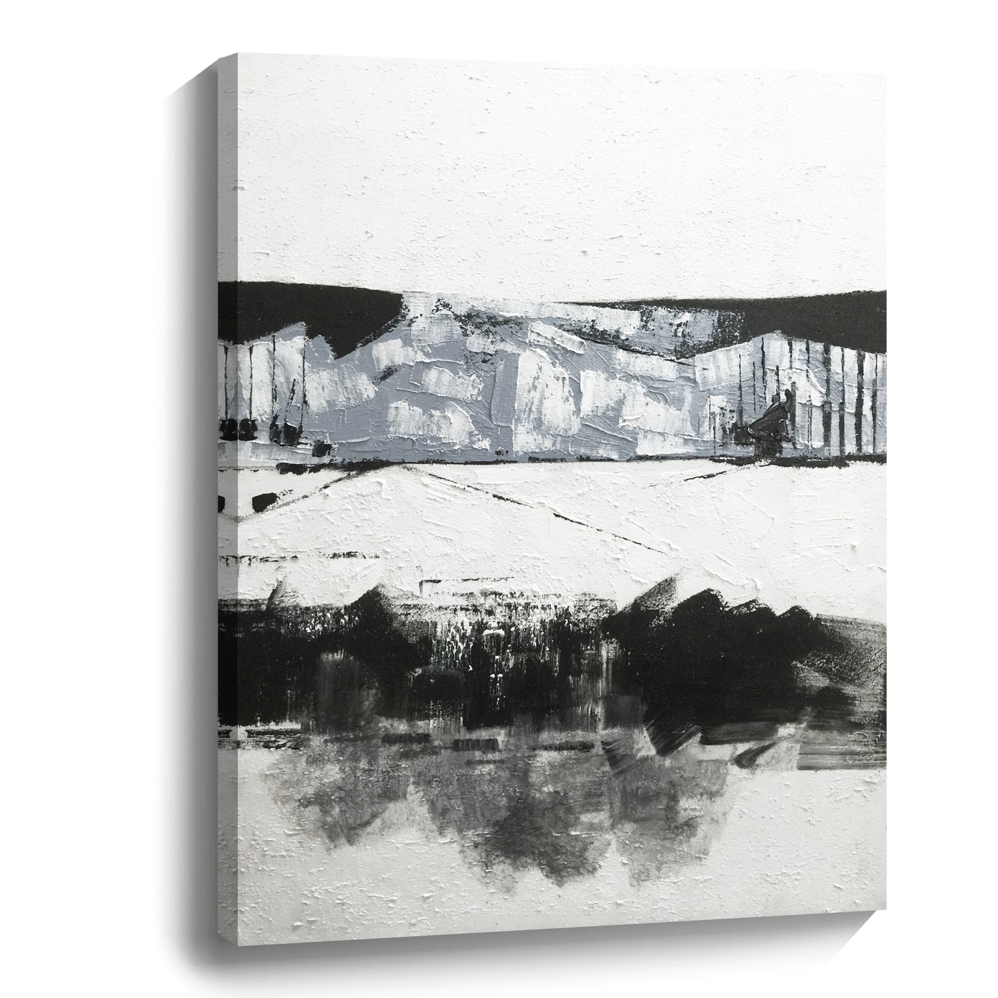 Modern abstract wall art, hand-painted oil painting