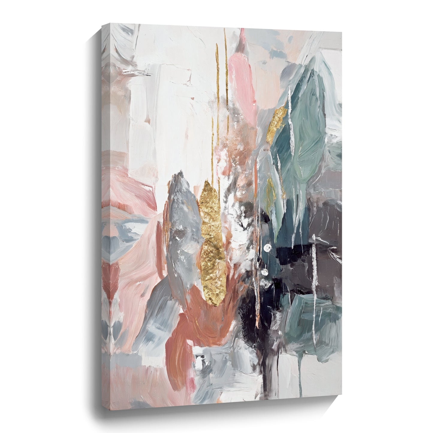 Modern abstract wall art, hand-painted oil painting