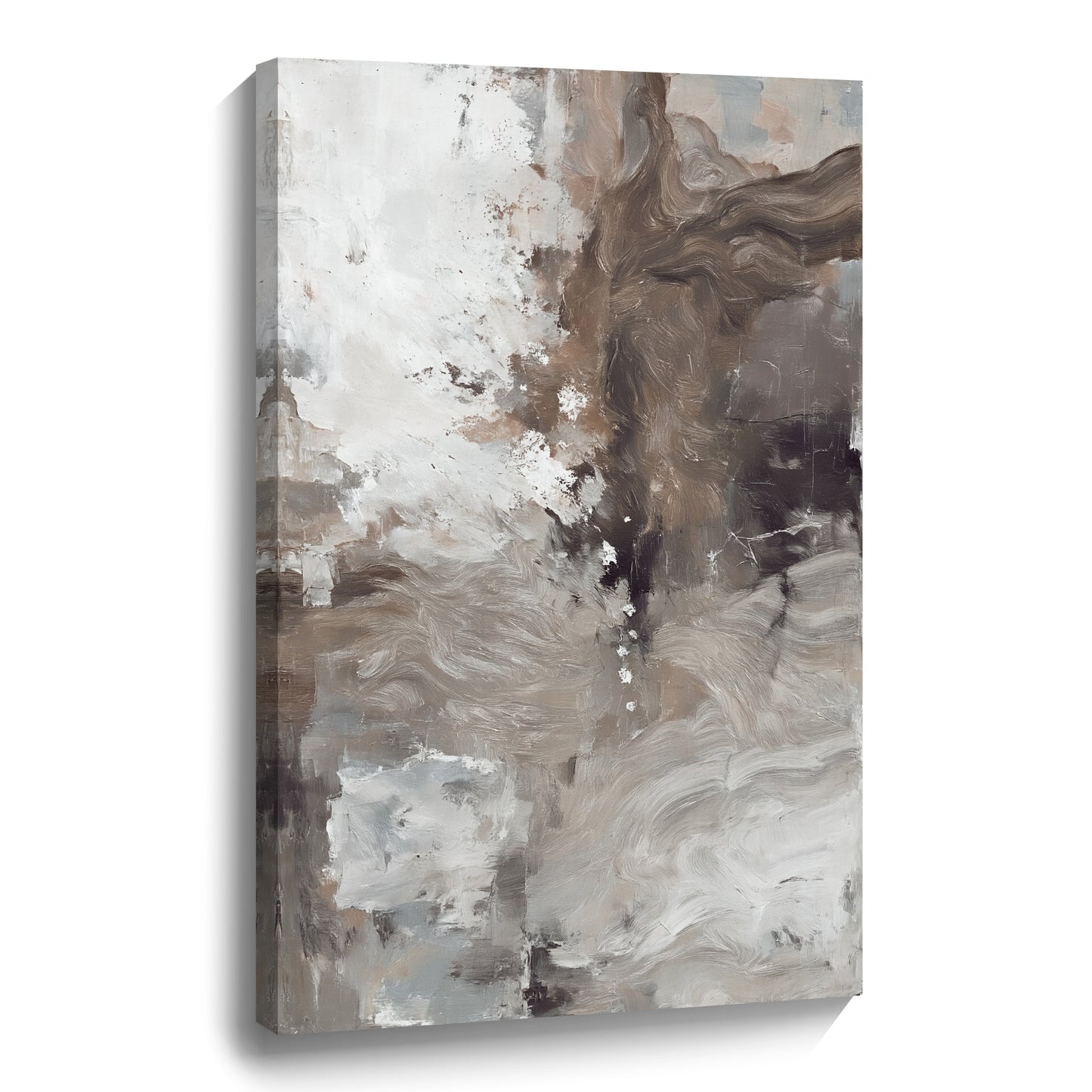 Modern abstract wall art, hand-painted oil painting